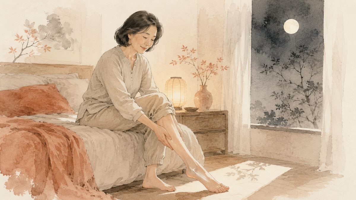 夜中のこむら返り、なぜ起きる？――夏に多い理由と予防のツボ